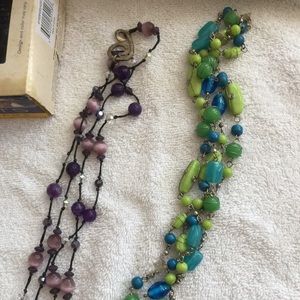 2 necklaces